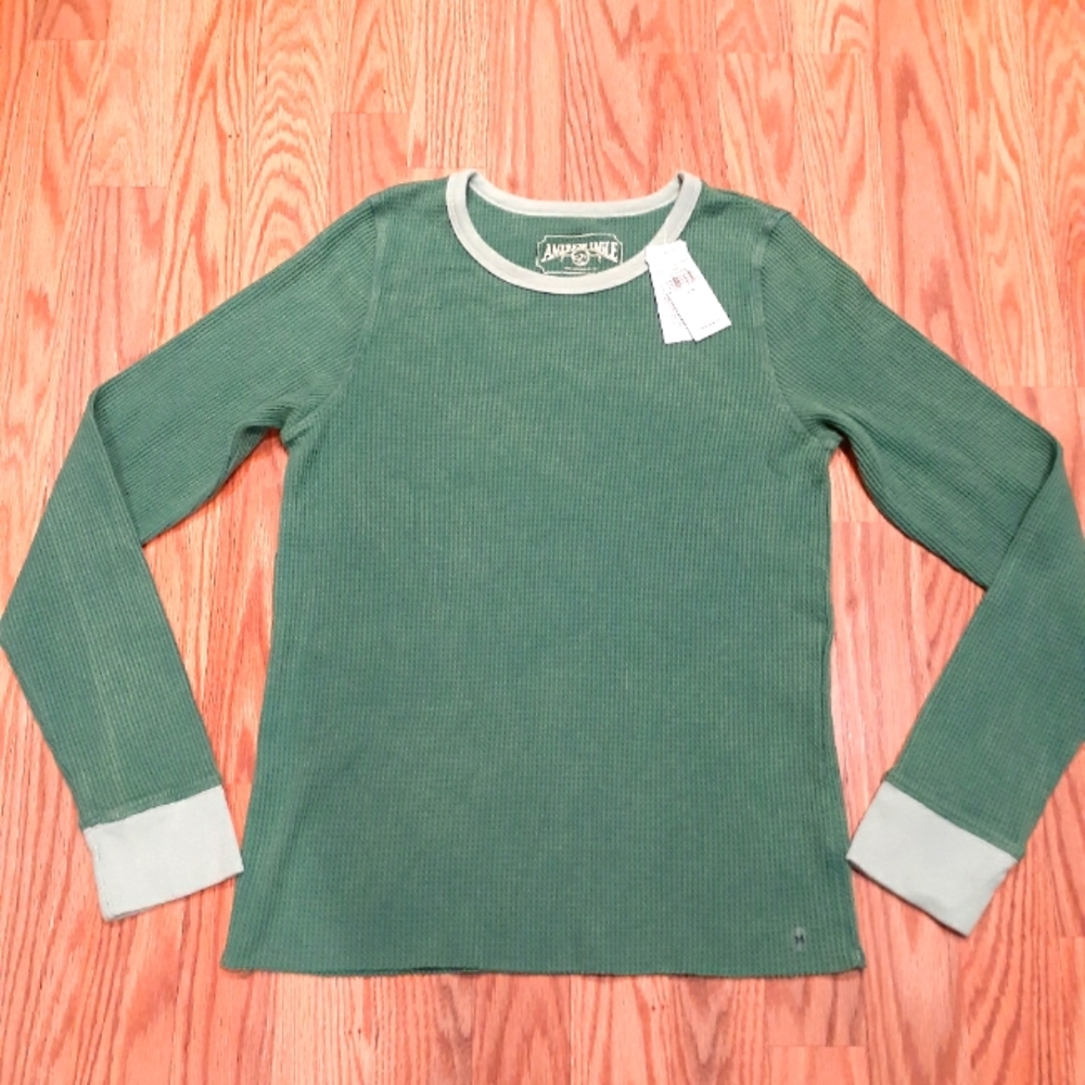 New American Eagle Waffle knit Shirt